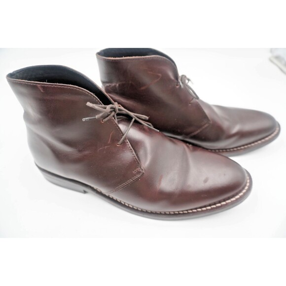 Thursday Boot Co. Men's Scout Chukka Brown Leather Ankle Handmade Boots Size 12 - Picture 1 of 8